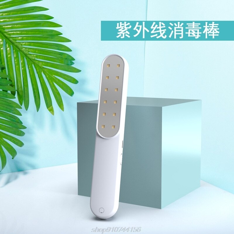 Portable UV Sterilizer UVC Disinfection Light Home Handheld USB Germicidal Lamp Shoe Cabinet Pet Carpet Sanitize O31 20