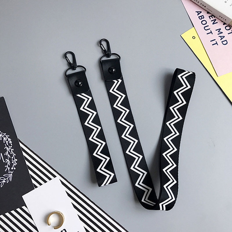 Mobile Phone Universal Neck Wrist Lanyards Patterned Multi-function Strap for Keys ID Card Sport Lanyard Keychain
