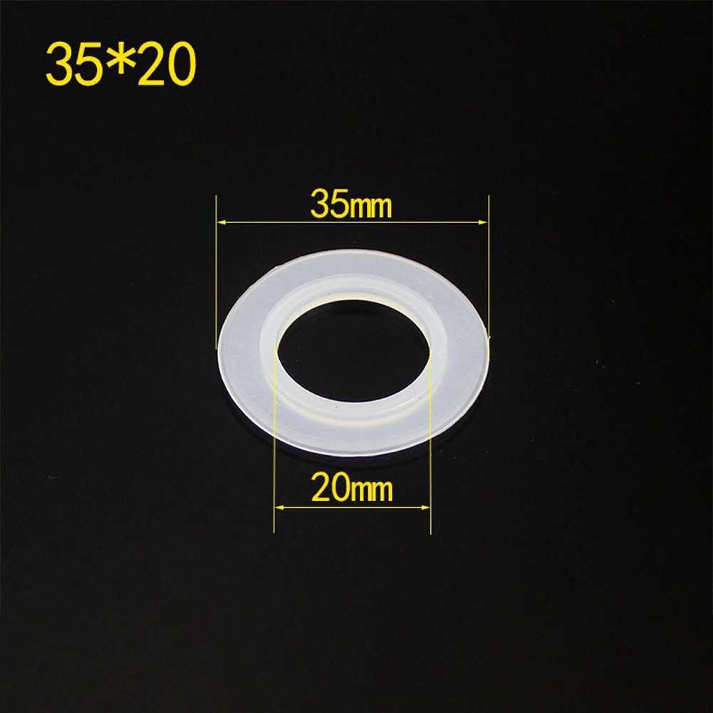 Siliconen Wastafel Afvoer Ring Pakking Wastafel Plug O Ring Badkamer Benodigdheden Bad Accessoires Afvoer Afdichtring: WHITE