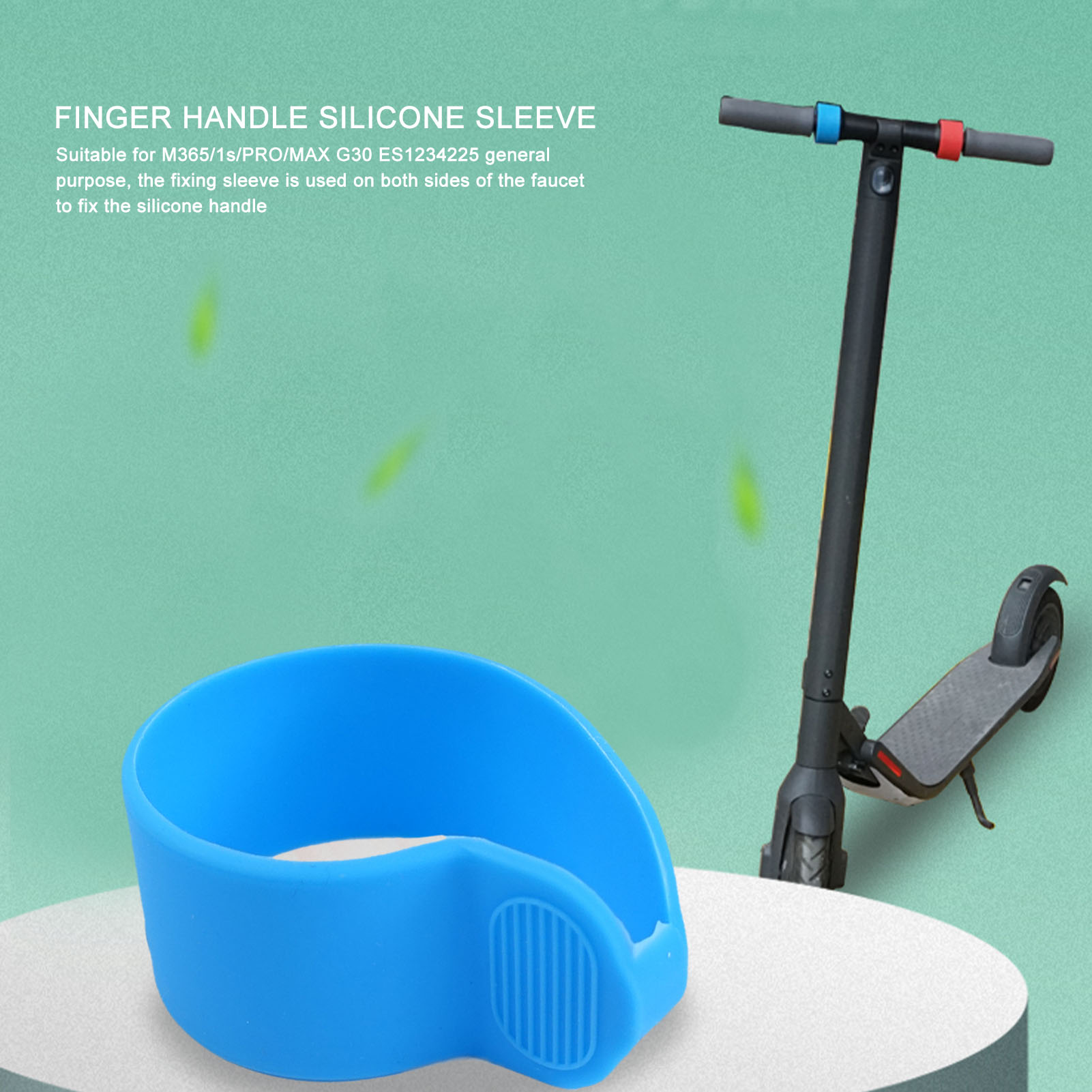 Durable Silicone Handlebar Sleeve Anti-Slip Braking Handlebar Silicone Protector For Xiaomi M365 Electric Scooter Accessories