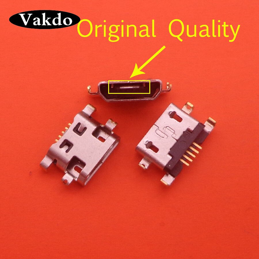 50 pièces/lot Micro mini USB Port de charge prise connecteur pour Lenovo A708t S890/pour Alcatel 7040N/pour HuaWei G7 G7-TL00