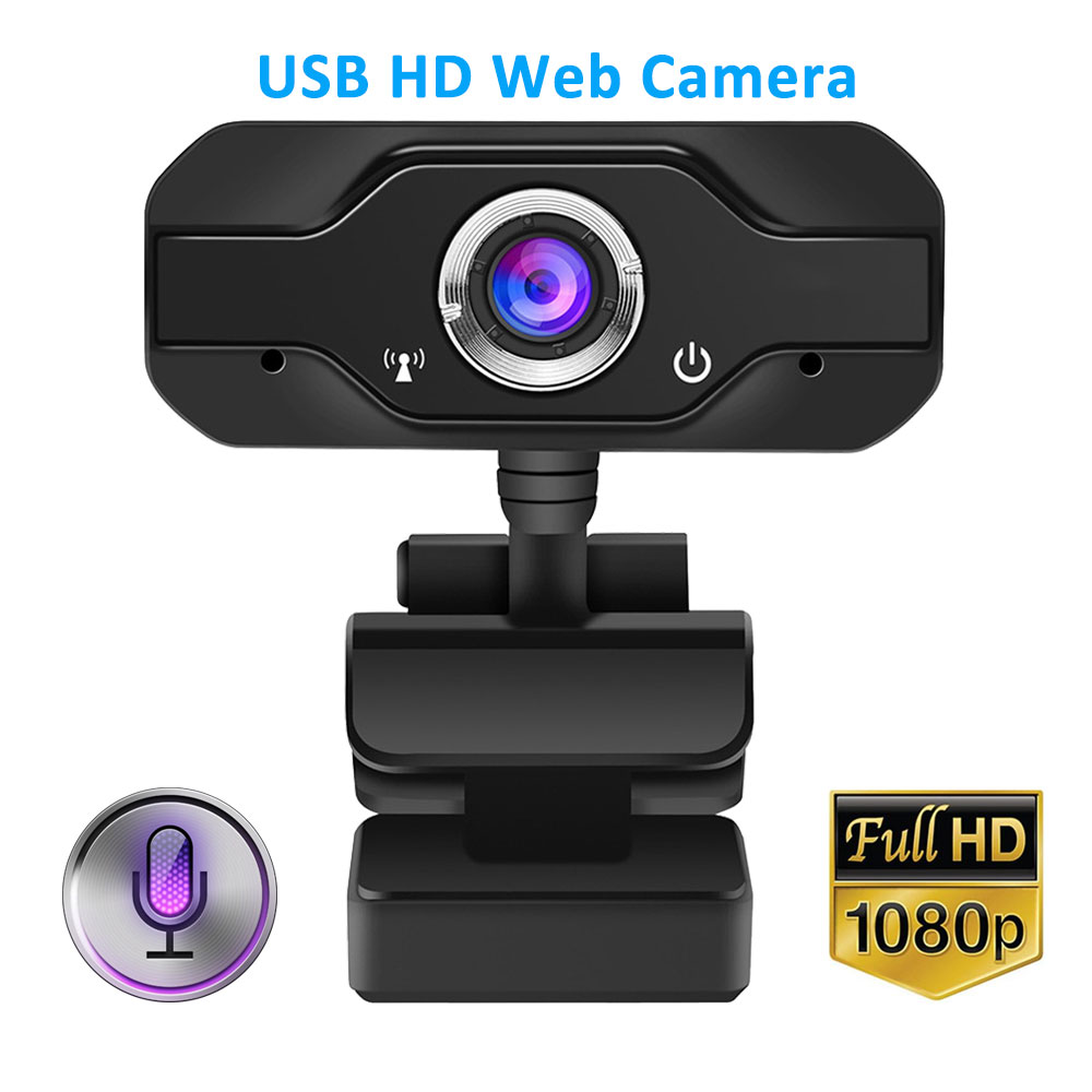 Usb Webcam Hd 1080P 200 Miljoen Pixels Autofocus Usb Computer Camera Met Microfoon Voor Android Tv, Laptop, desktop Computer, Pc