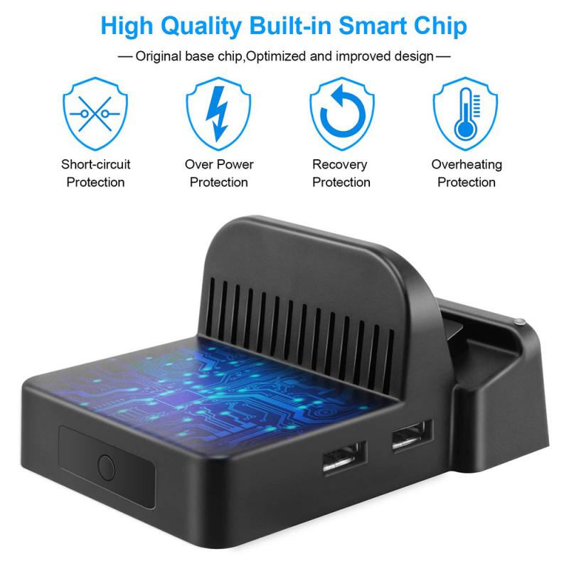 Portable Charging Stand Mini Switch Docking Station TV Converter Charging Dock Bracket Play Stand Holder For Nintendo Switch