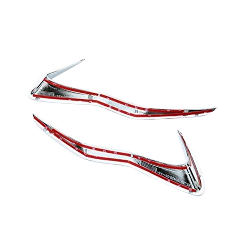 Voor subaru xv crosstrek koplamp koplamp ooglid chromen sierlijst afdeklijst frame autostyling