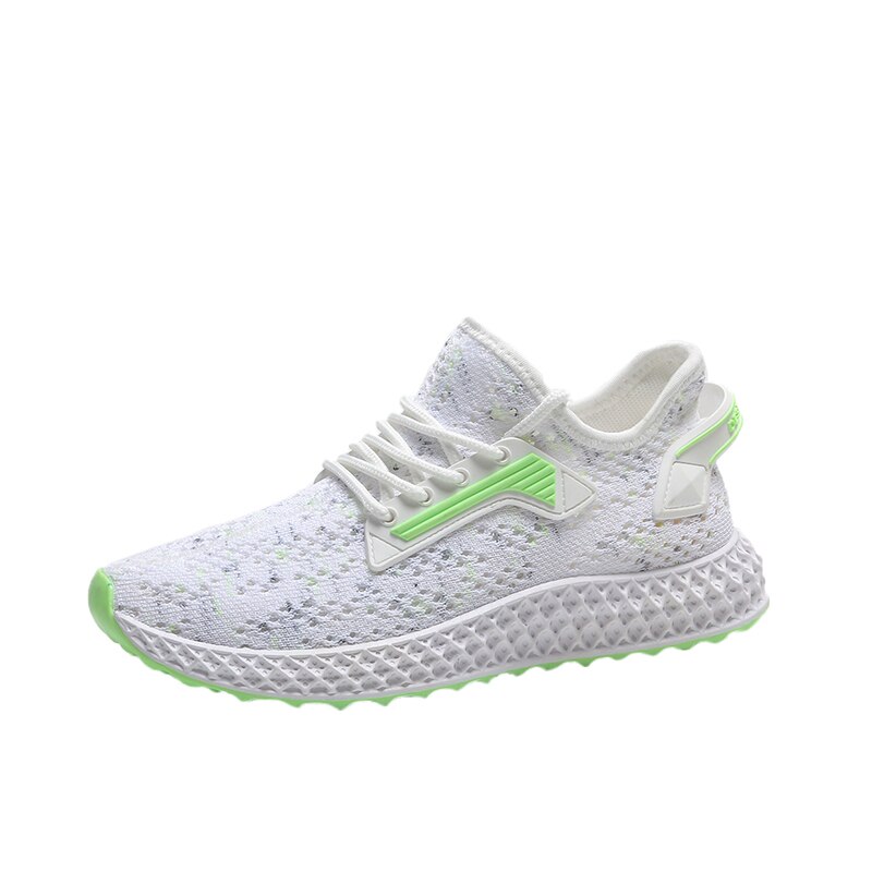 Dames hardloopschoenen zomer ademende studenten gym sportschoenen dames fitness stabiliteit sportschoenen joggingschoenen: Wit / 7