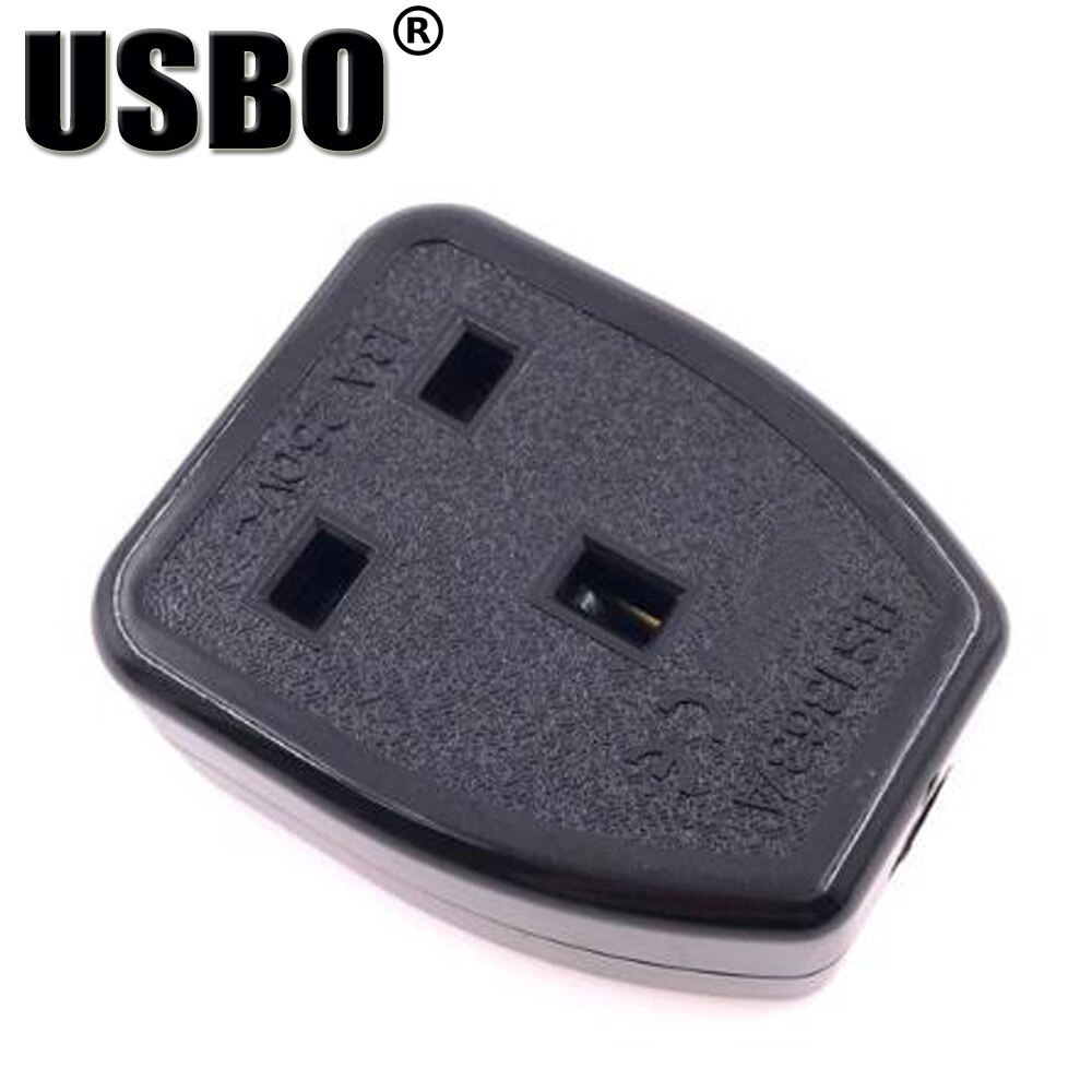 Supply Black BS1363 Britse standaard bedrading plug Vrouwelijke socket 13A 250 v stopcontact Singapore Maleisië Thailand Saoedi-arabi ë