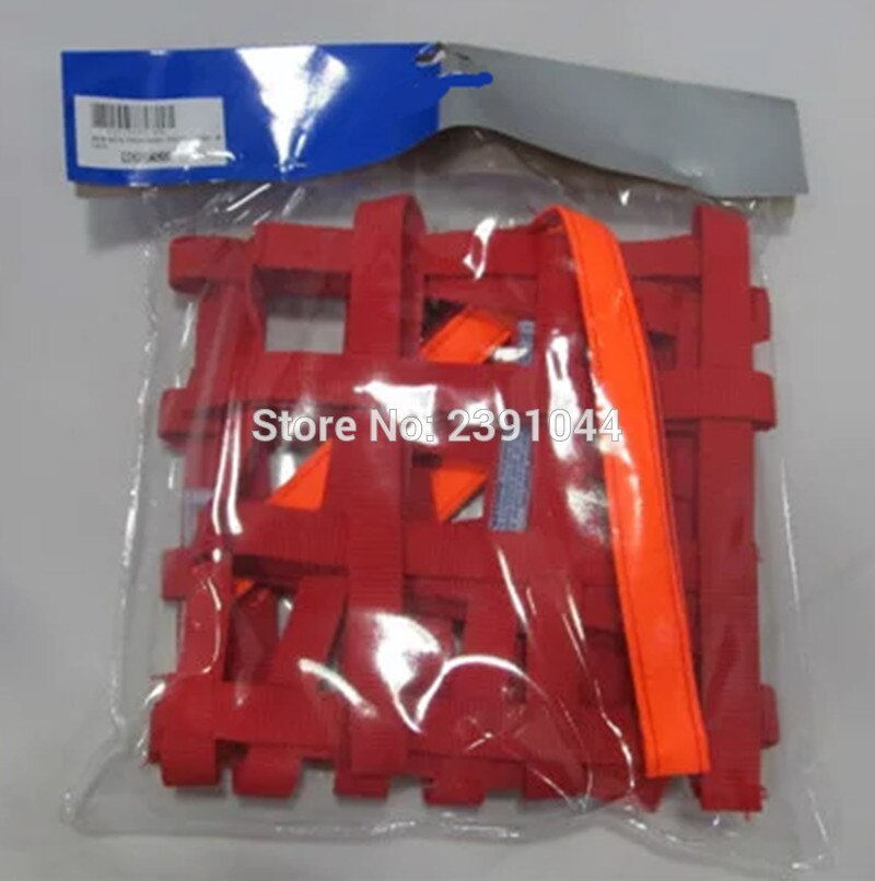 20 "X 17" Auto Veiligheid Venster Netto Racing Drifting Rally Car Window Net Protector Rood Zwart