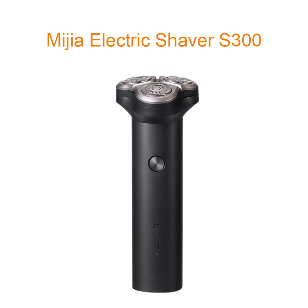 Xiaomi-Afeitadora eléctrica Mijia S300, nueva afeitadora con 3 cabezales, afeitadora IPX7 en seco y mojado, afeitadora de barba, afeitadora con cuchilla lavable,: S300
