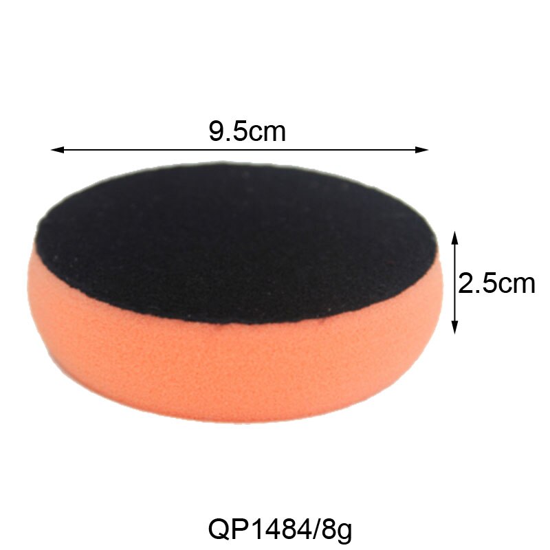 Almohadillas aplicadoras de microfibra para lavado de cera de coche, Kit de esponja de espuma de limpieza, paño de rizo, mango de agarre, estilo de coche, 1 pieza: sponge