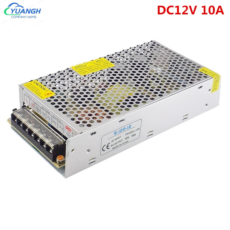Switching Power Supply AC 110V 220V To DC 12V 10A CCTV Camera Power Supply Adapter Converter LED Strip Switch Driver Charger