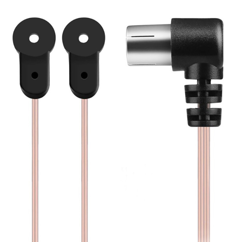 FM-Antenne, 75 Ohm, F-Typ, Stecker für Heimradio, Stereo-Signal, Empfänger, Antenne
