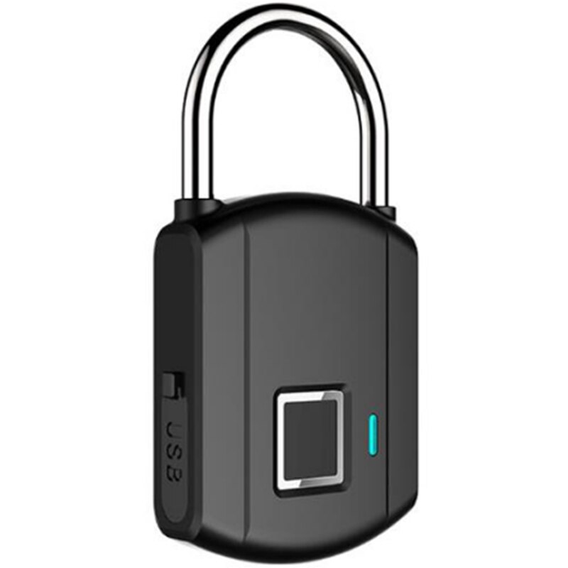 Tuya Smart Home Vingerafdrukslot Bluetooth Vingerafdruk Hangslot Deurslot IP65 Waterdichte Keyless USB Oplaadbare Huissloten (Color : P70