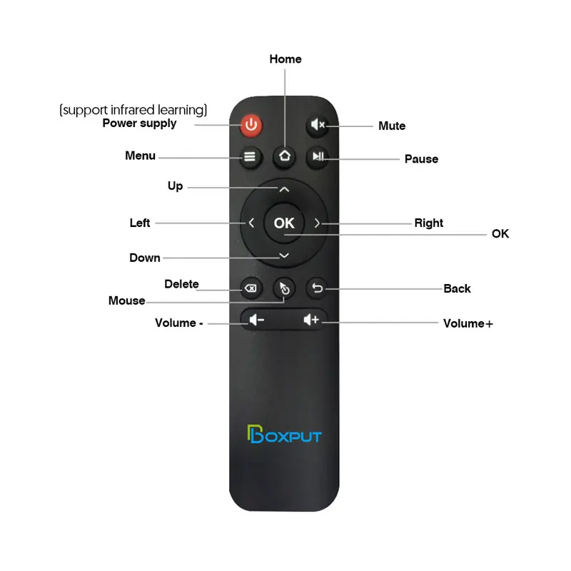BT BPR1 BPR1S BLE 5.0 Air Mouse Remote Control Gyroscope dla Androida Smart TV Stick TV Box H96 MAX X96 MAX Plus Set Top Box /PC