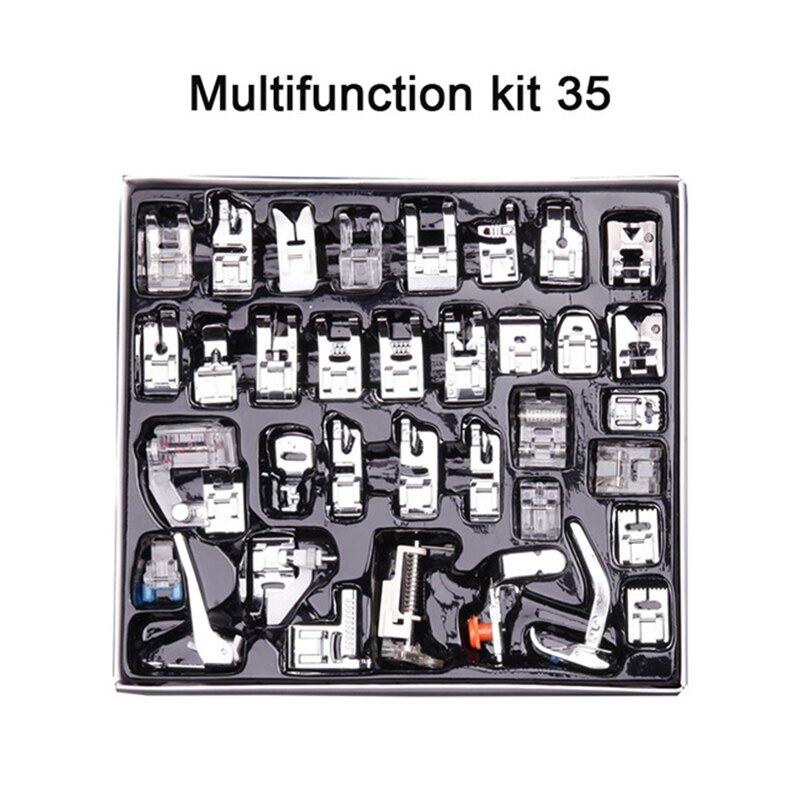 Brother Singer – pied-de-biche pour Machine à coudre 32/52/62/72/82, Kit de tressage, point aveugle, surjet, pièces de règle à fermeture éclair: Marron