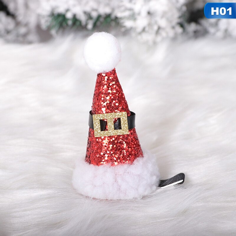Kerst Leuke Kerst Hoed Haarspeld Volwassen Kinderen Haarspeld Dames Levert Kerstmuts Sneeuwvlok Boog Haar Accessoires: 1