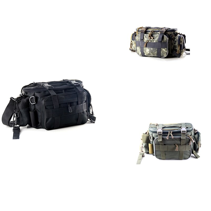Sac de pêche étanche multifonctionnel, sac de taille pour Sports de plein air, sac de rangement d'équipement pour leurres