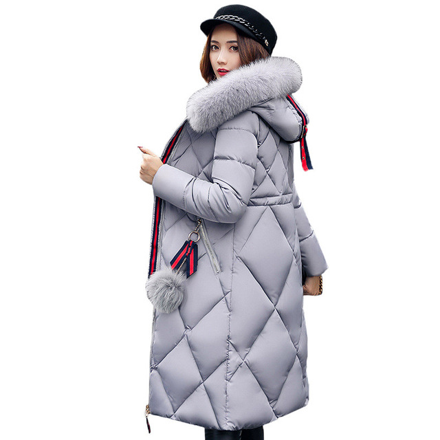 Vinter dames varme kåper dun -5xl) fuskepels hettegensere jakke og kåpe for kvinner parka plus size (m #39: Grå / M