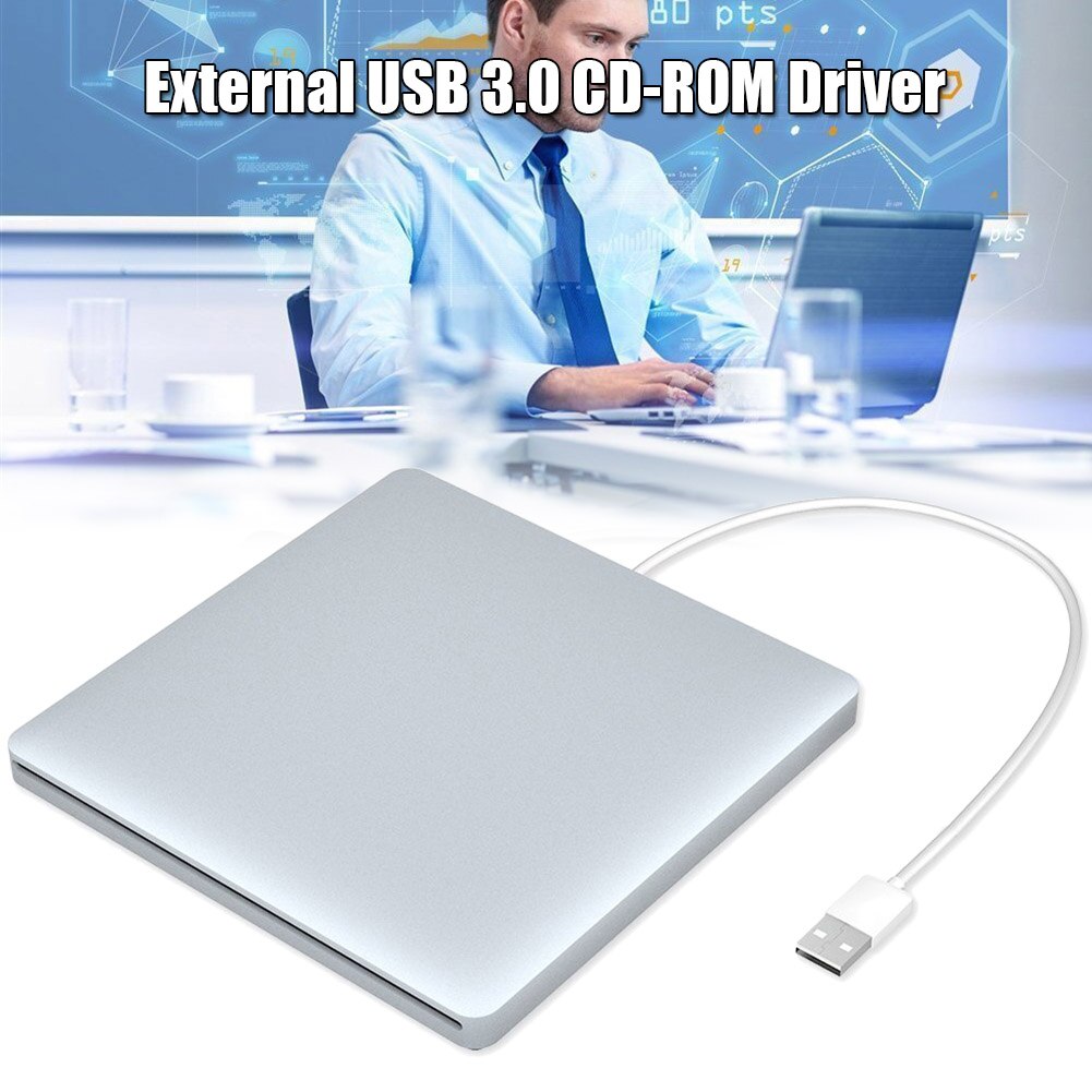 Ultra-slank eksternt dvd-drev usb 3.0 disk duplikator til computer bærbar qjy 99