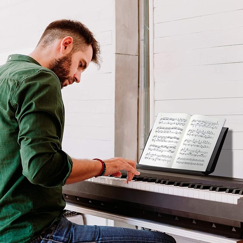 Music Stand Compatible with Numerous for Yamaha Models of Music Keyboard,Keyboard Stand Sheet Music with 1 Music Clip