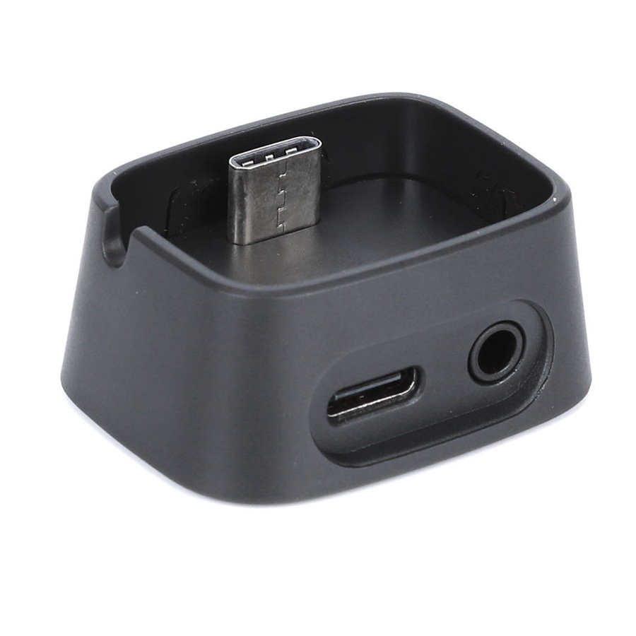 Dispositivo de Base de carga portátil, adaptador de cargador, accesorio para cámara de bola de color negro, cámara de bola deportiva, Base de carga