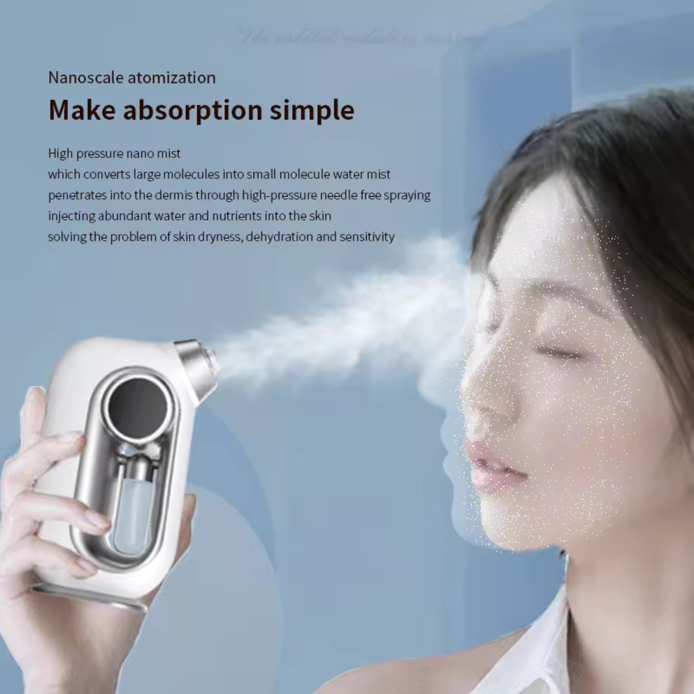 Portable Facial Mist Sprayer Oxygen Injector Humidifier Deep Cleansing Skin Beauty Tool