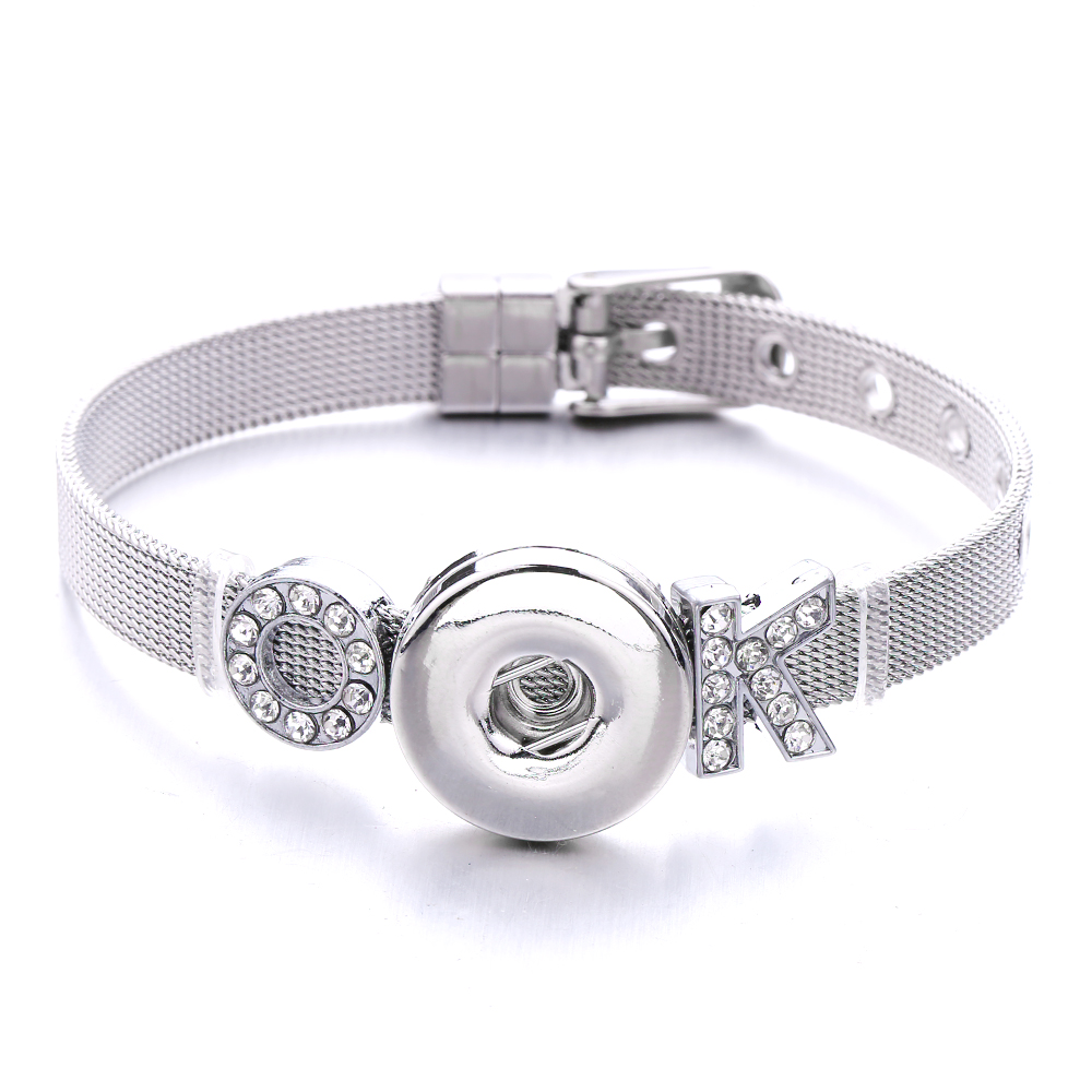 Verschillende Stijlen 20Mm 18Mm Drukknoop Bangle Diy Sieraden XH4007: S206