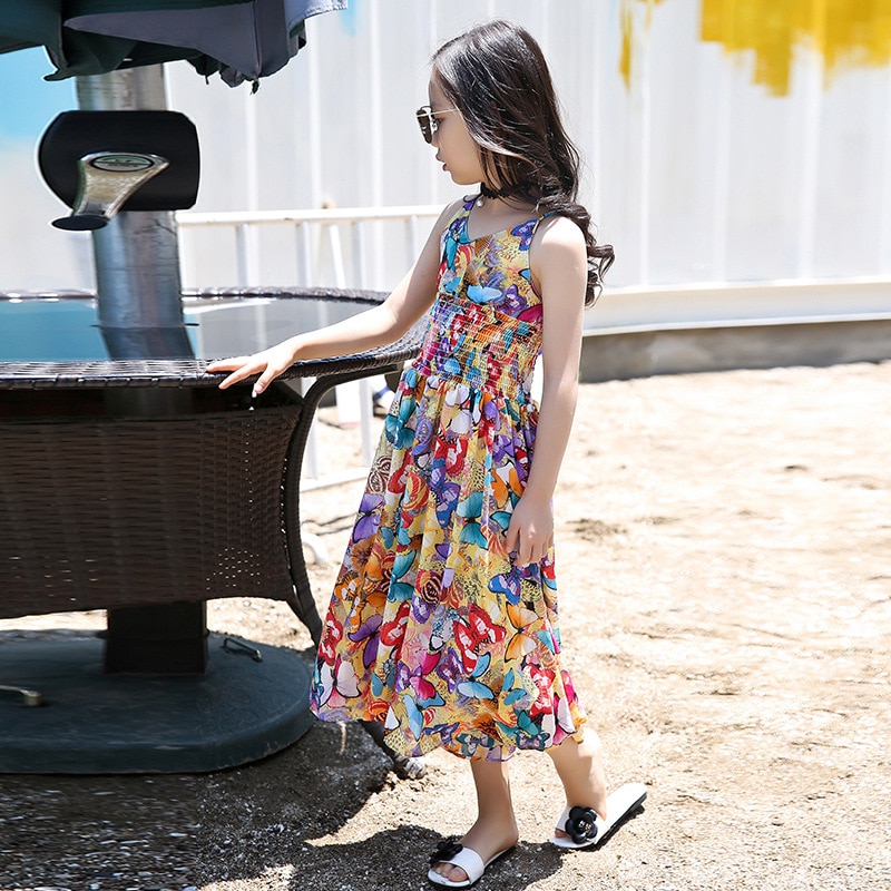 Mono de playa bohemio Floral para niñas, ropa de bebé, monos para niños de 5, 6, 7, 8, 9, 10, 11, 12 años 38