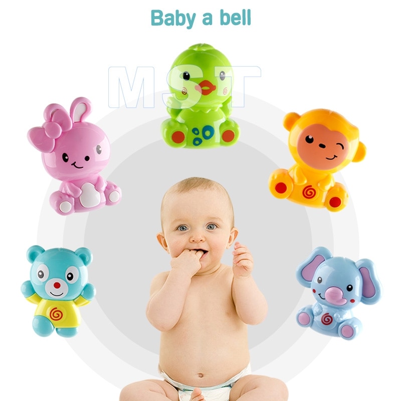 Baby Rattles Crib Mobiles Toy Animal Giraffe Rotating Bed Bell Musical Box 0-12 Months Infant Holder Clockwork Kids