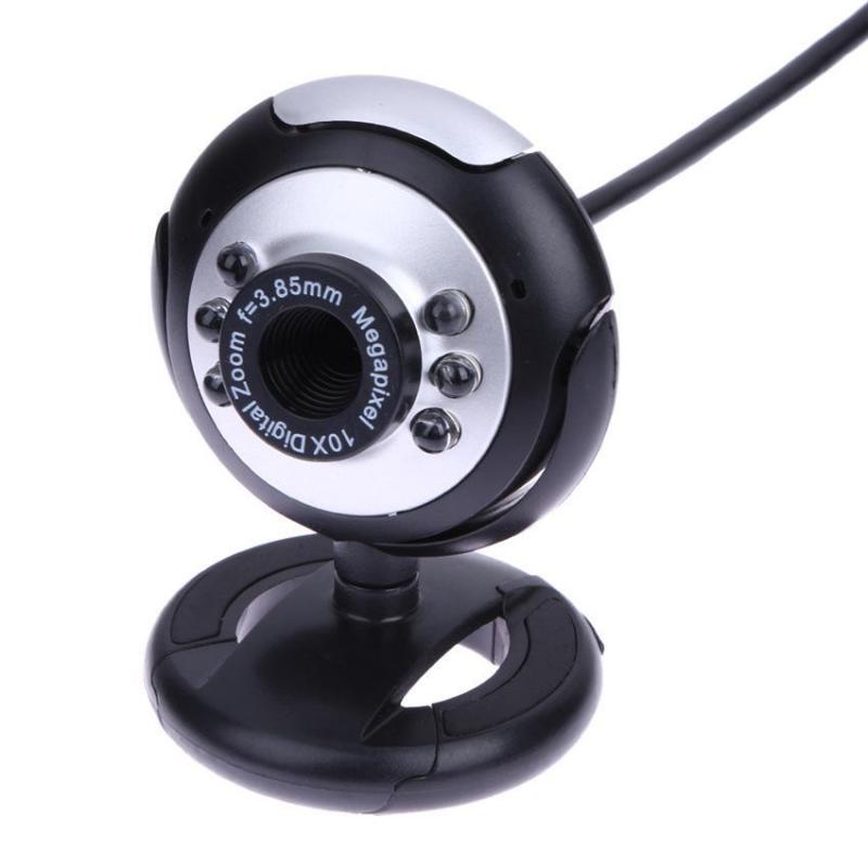 HD 1080/720/480P Webcam Computer PC WebCamera With Microphone Rotatable Cameras For Video Recording Work Computer Peripherals: 480P B