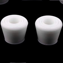 RENIAEVER 2 PCS Roller skates Toe Stop For outdoor Roller skateing Parts White