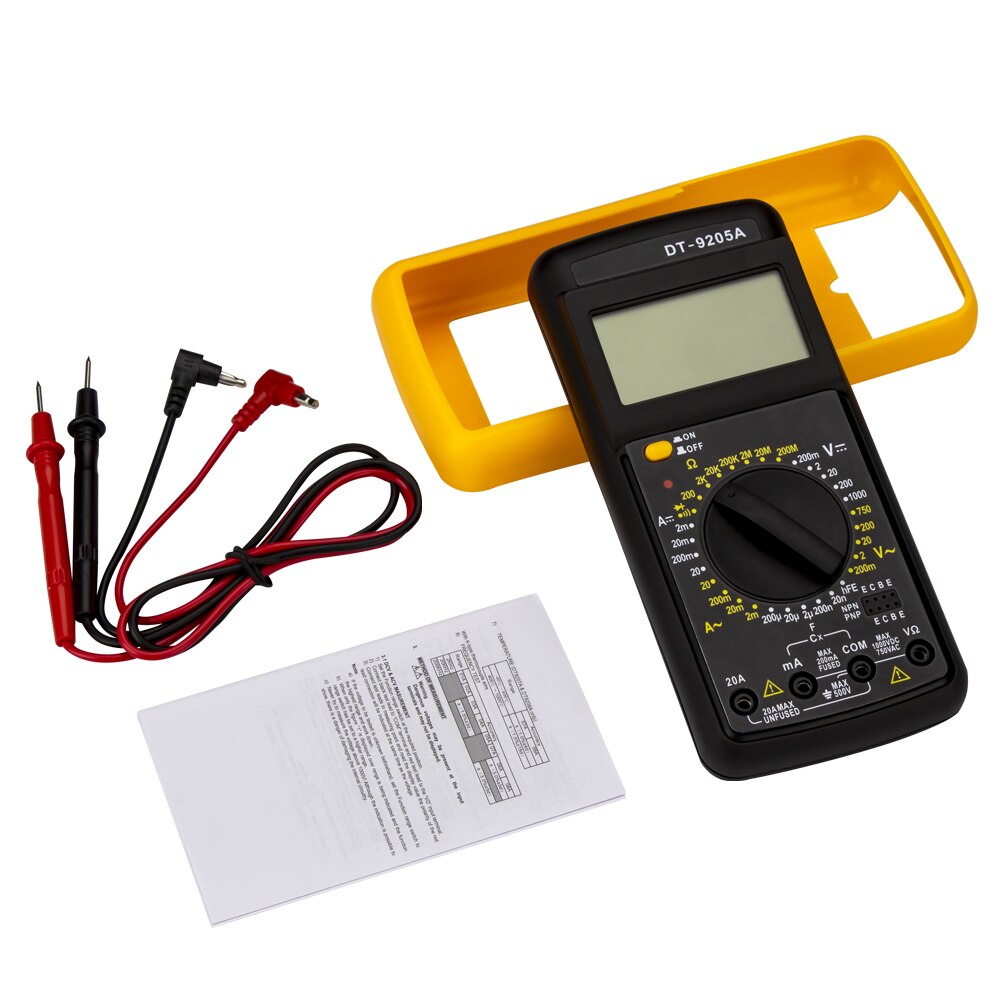 ANENG DT-9205A Digital Multimeter lcr esr Meter multimetr profesional kondensator Tester polimetro rm409b alicate amperíMetro