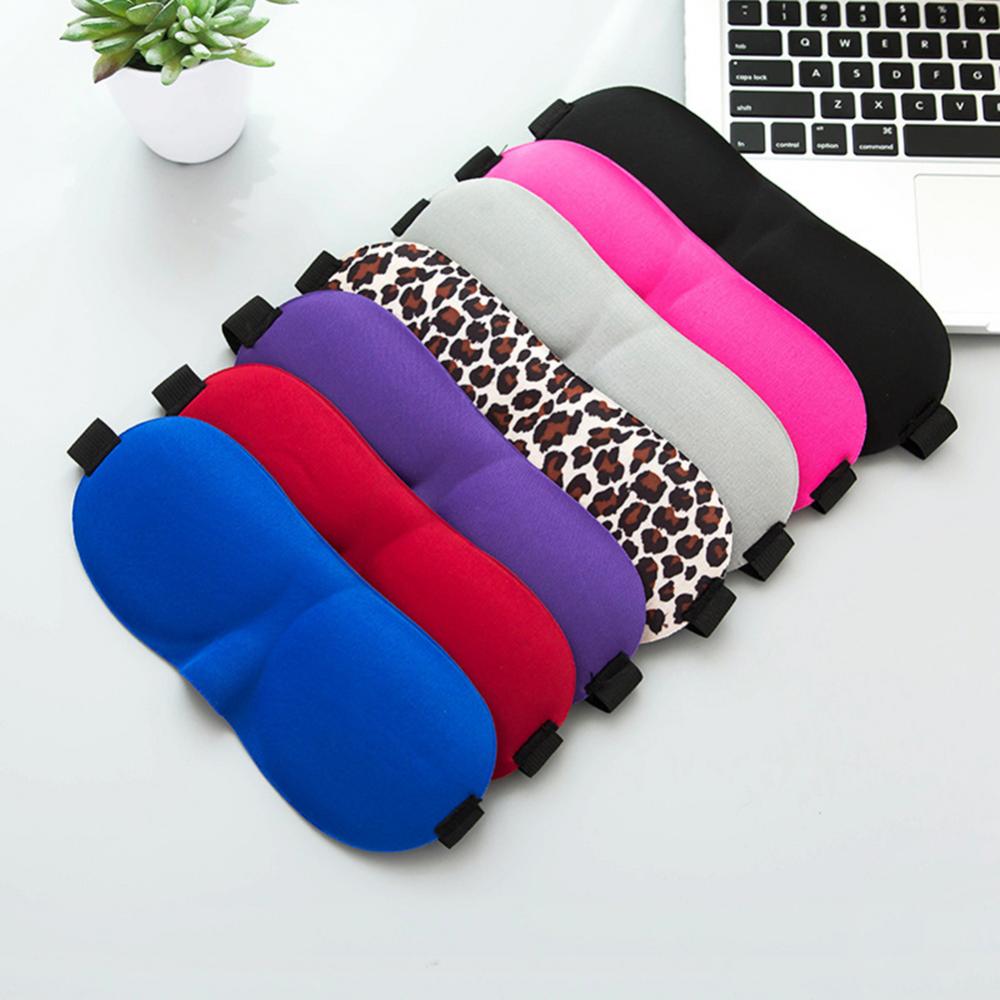 Draagbare 3D Slapen Oogmasker Zacht Ademend Oogmasker Reizen Blinddoek Slaapmasker Slapen Aid Cover Light Gids Eye Relax