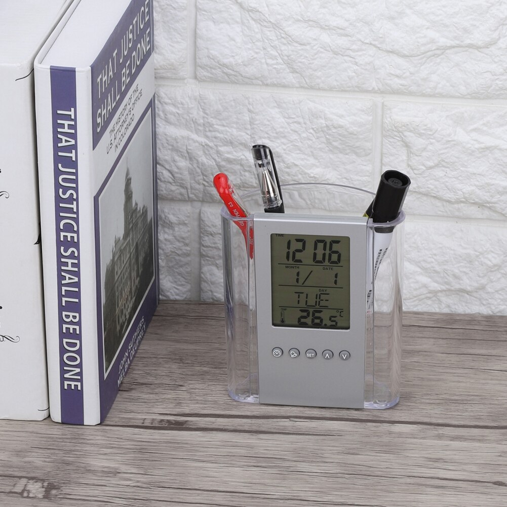 Multi-function Digital Thermometer Clock Temperature Display Desk Table Weather Desk Temperature Ectronic Household Mini Clock
