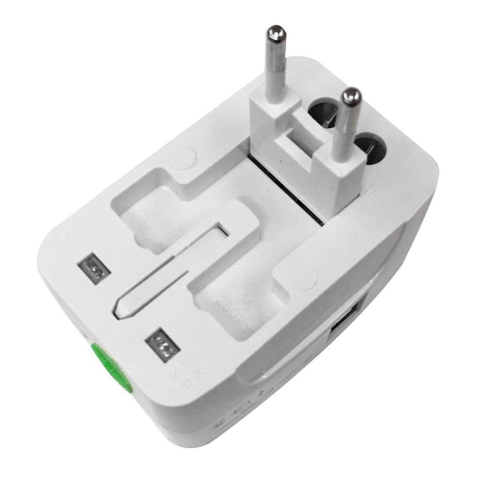 US/AU/UK/EU Plug Adapter Travel Power Adapter All in One Electrical Plug Converter Power Socket International Dual USB Charger