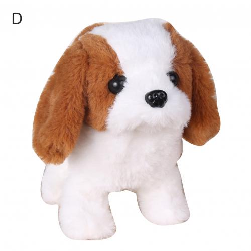 Electric Plush Simulation Teddy Corgi Dog Rabbit Tail Wagging Ass Shaking Scream Toy Ornaments: D