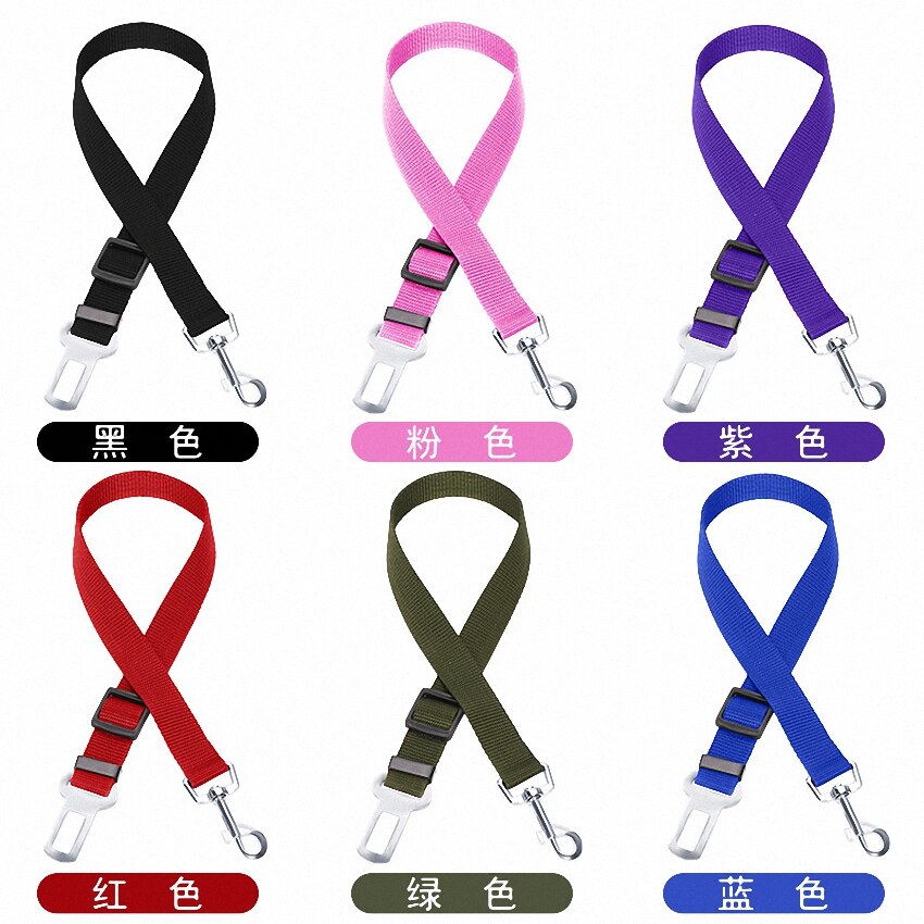 Hond Autostoel Riemen Harnas Voertuig 1 pcs Puppy Verstelbare Leider Clip Hond Levert Veiligheid Huisdier Producten