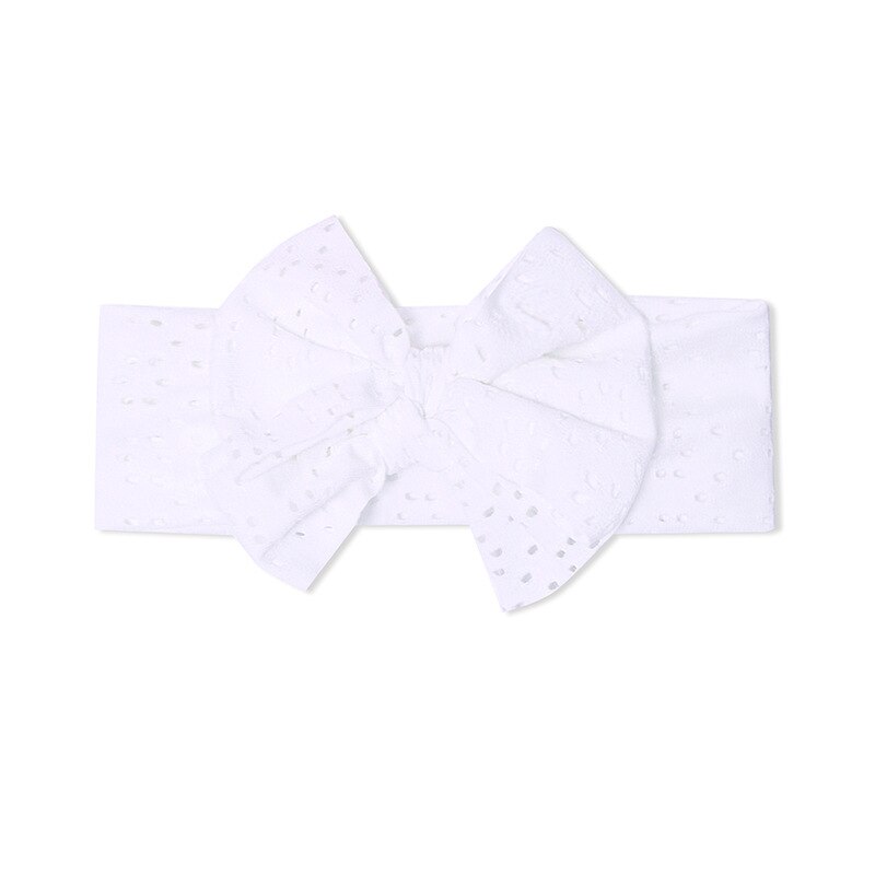 Baby Hoofdband Bows Haarband Voor Meisjes Hollow Headwrap Brede Tulband Kinderen Effen Kleur Haaraccessoires Infant Mooie Hoofdbanden: 5