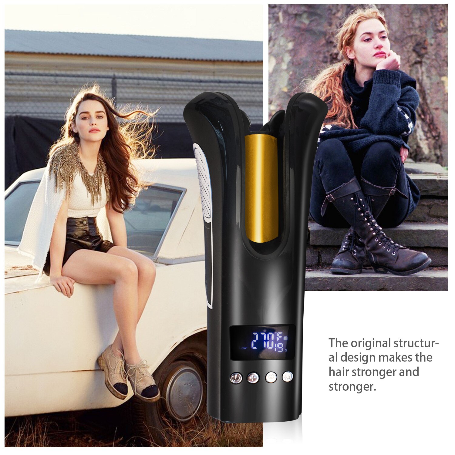 Automatic Hair Curler Rotating Curling Iron Hair Wand Styling Tools Curlers Crimper Curl Hair Styler Tools