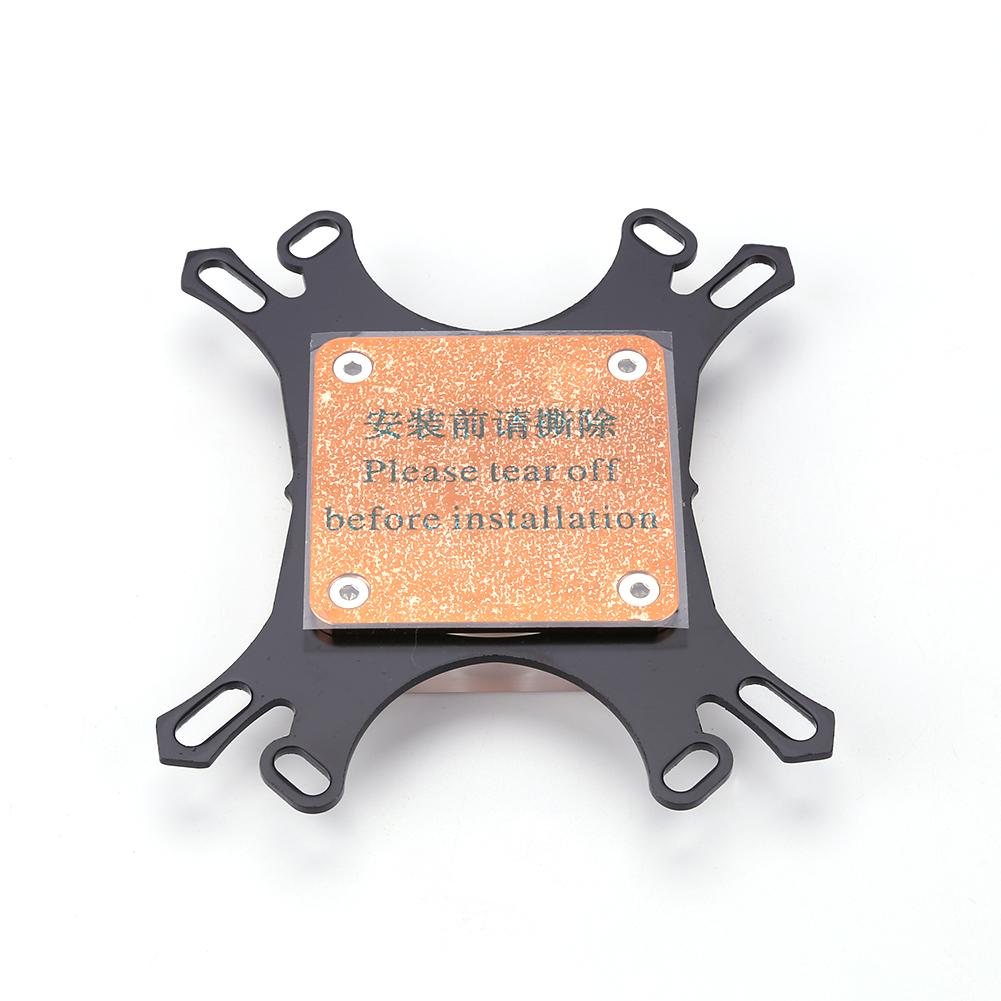 Transparent CPU Water Cooler Computer PC Cooling Radiator for Intel for AMD with Screws CPU Water Block Waterblock Copper Base