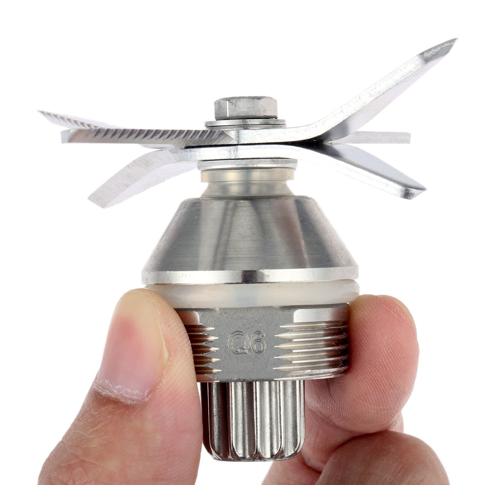 Six Blades Blender Blade Fits for Vitamix Blender Wet/Dry/Ice 1151/1152 Assembly Fitments Stainless Steel Replacement Part