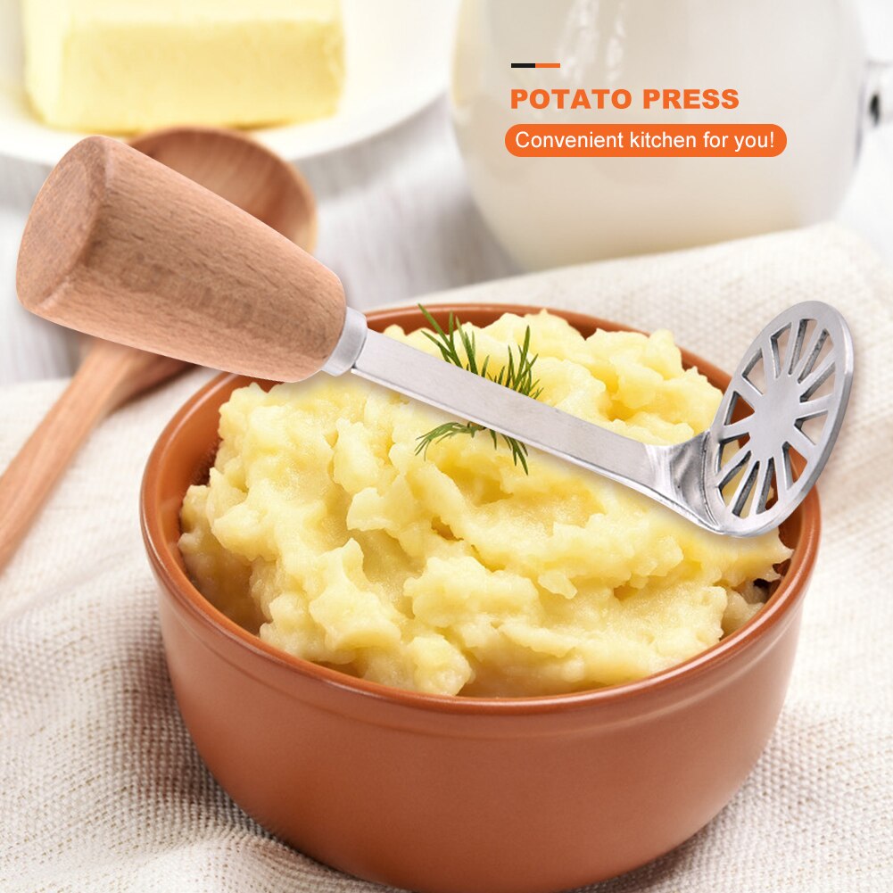 Practical Potato Mud Press Masher Rice Crusher Kitchen Tool Fruit Vegetables for Household Kitchen Convenient Part