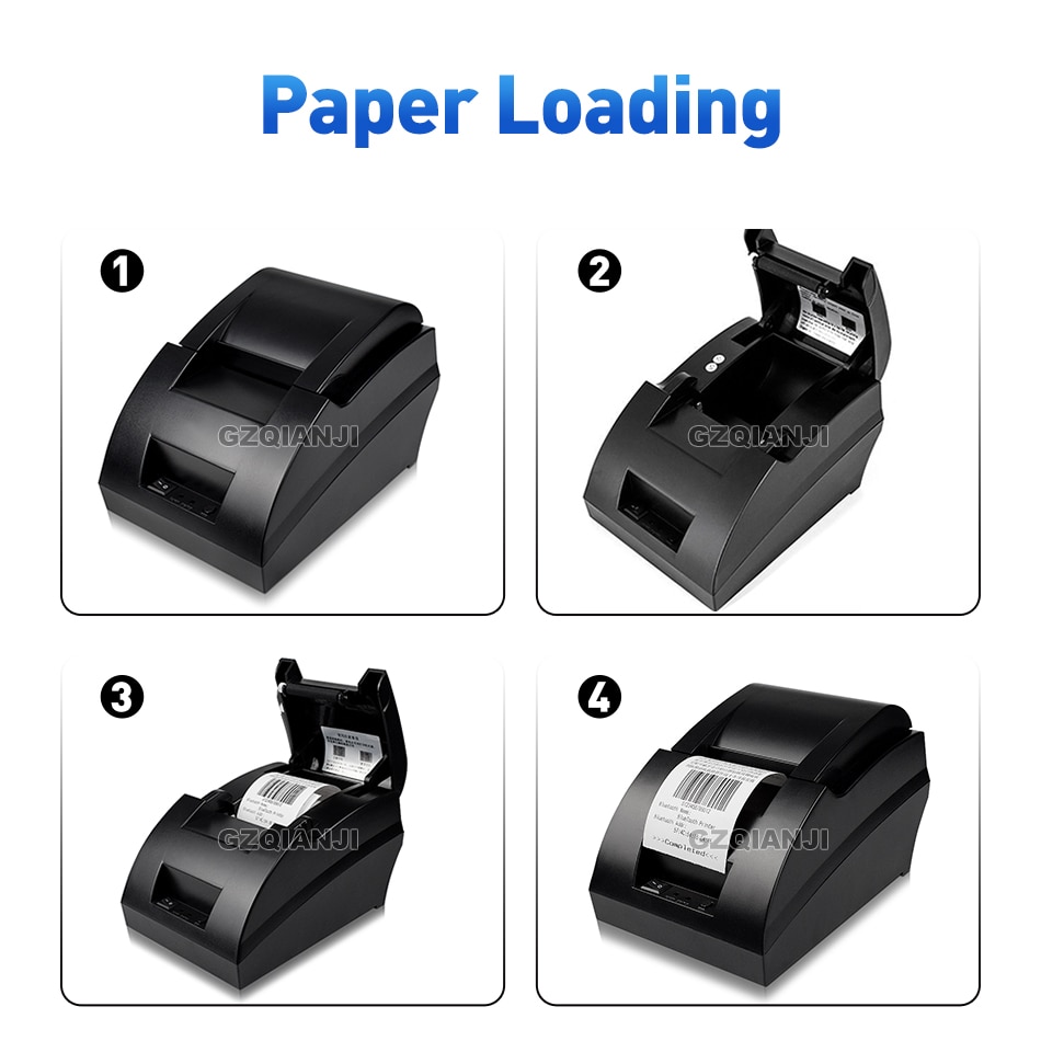 58mm thermal USB Bluetooth 2 inch receipt Bill printer 58mm usb thermal printer usb pos system for supermarket