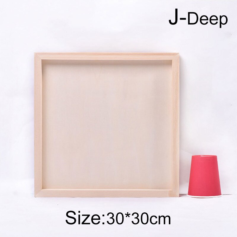 Houten Diy Blank Photo Houders Kinderen Diy Klei Fotolijsten Voor Thuis Craft Party Kids Desktop Ornament Fotolijst: J
