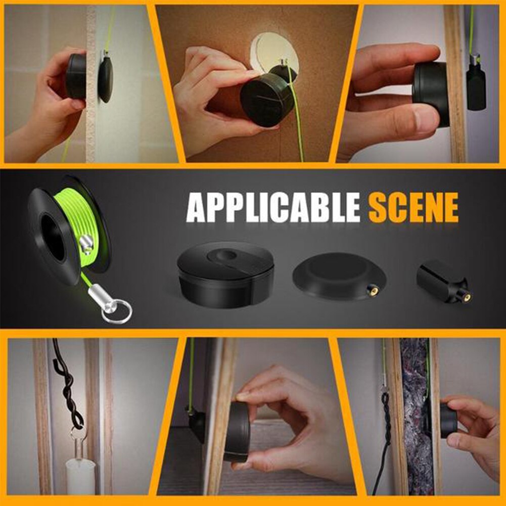 Magnetic Wire Pulling System Tools Electric Cable Tape Conduit Duct Cable Push Puller Tools for Wiring Installation