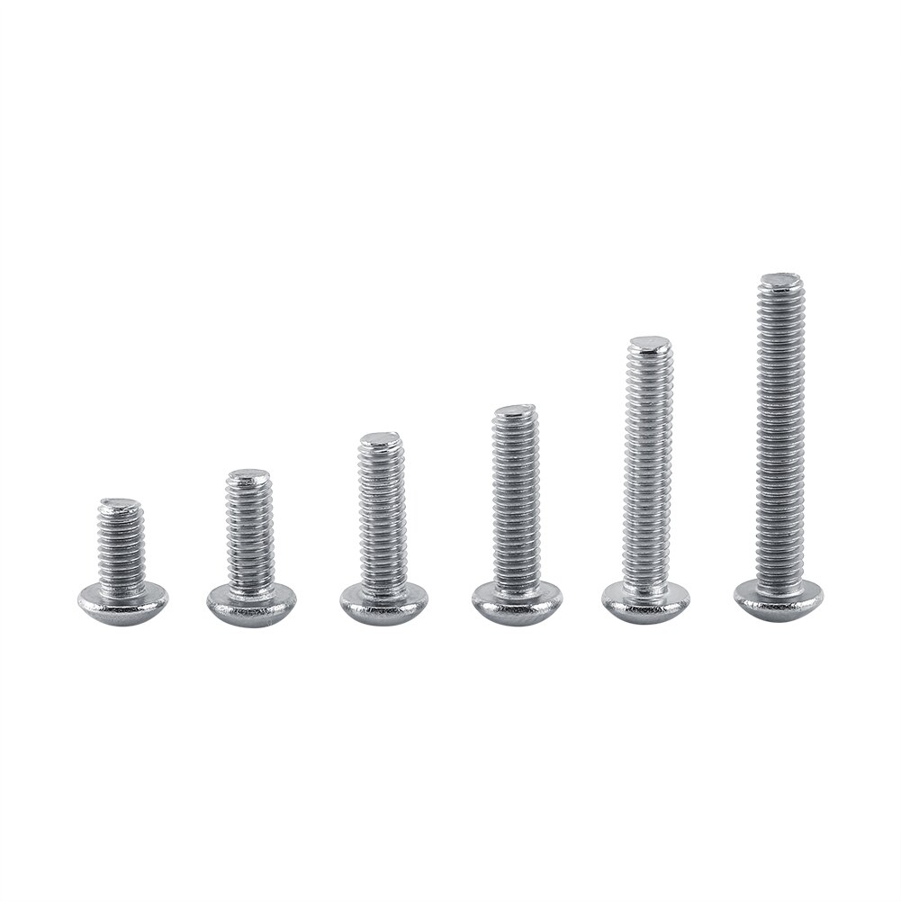 M3 A2 Stainless Steel Hex Socket Screws Bolt and Hex Nuts Assortment Kit Set Cup Head Hex Socket Nut Bolt Set