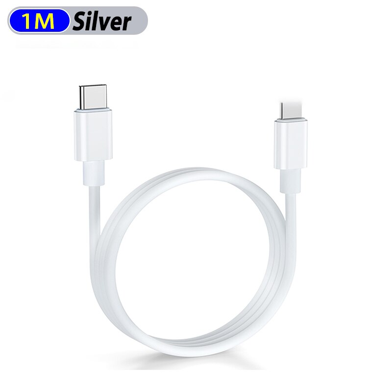 20w 18w usb c-lader voor iphone 12 pro max 11 xs xr snellader type c  qc 3.0 on xiaomi snellader voor mobiele telefoon: 1 meter kabellijn
