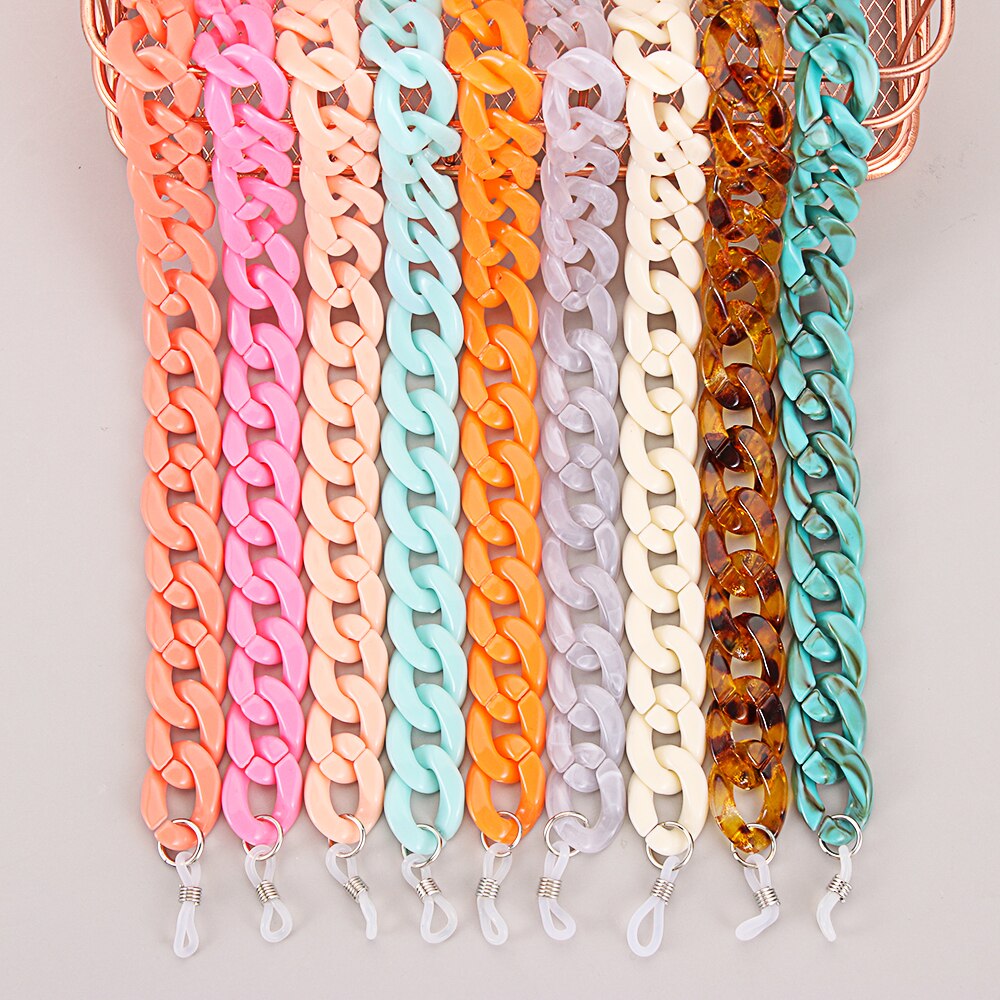 1Pc Acryl Glazen Ketting Zonnebril Keten Lanyard Ketting Brillen Retainer Brillen Houder Strap Eyewear Accessoires