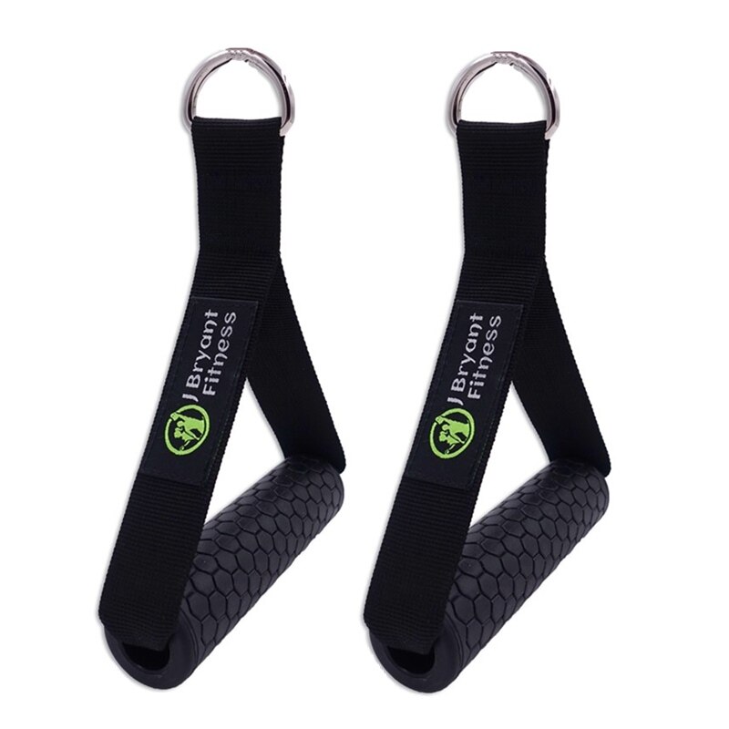 Skridsikkert gymnastikhåndtag d-ring pull rope kabelstang til fitness crossover tricep bar træk træning løfterør modstandsbånd: Indstil en