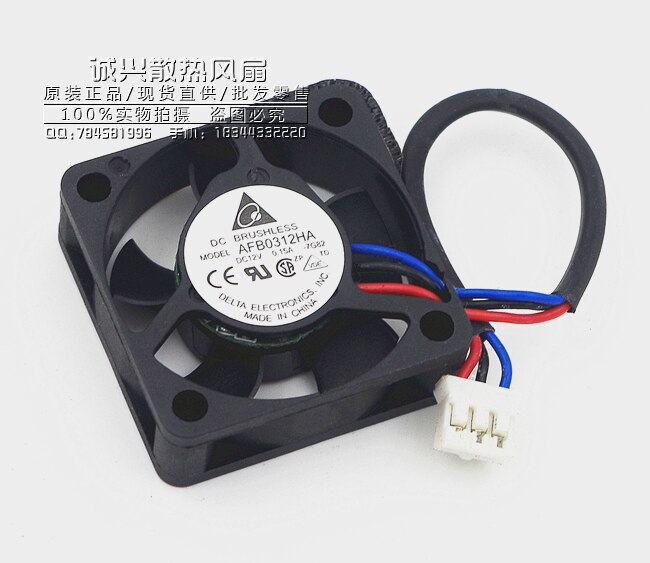 Delta afb 0312ha 3010 30mm 3cm 12v 0.15a tyst fläkt notebook fläkt cpu kylare fläkt kylfläkt 2/3 tråd