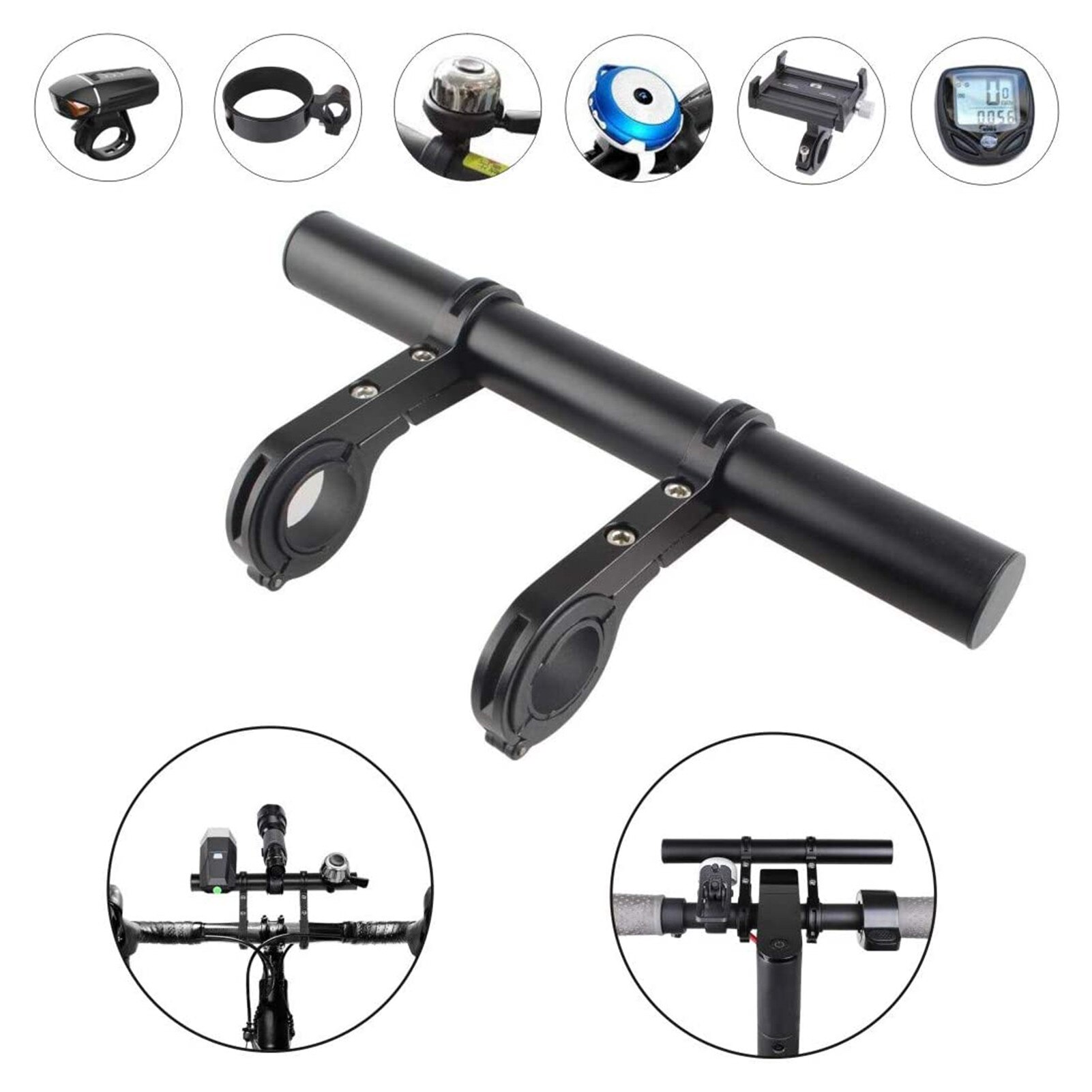 Road Bike Extension Rack Aluminum-alloy Durable Lightweight Multifunctional Extender T Type Bicycle Bracket Cycling Vividly